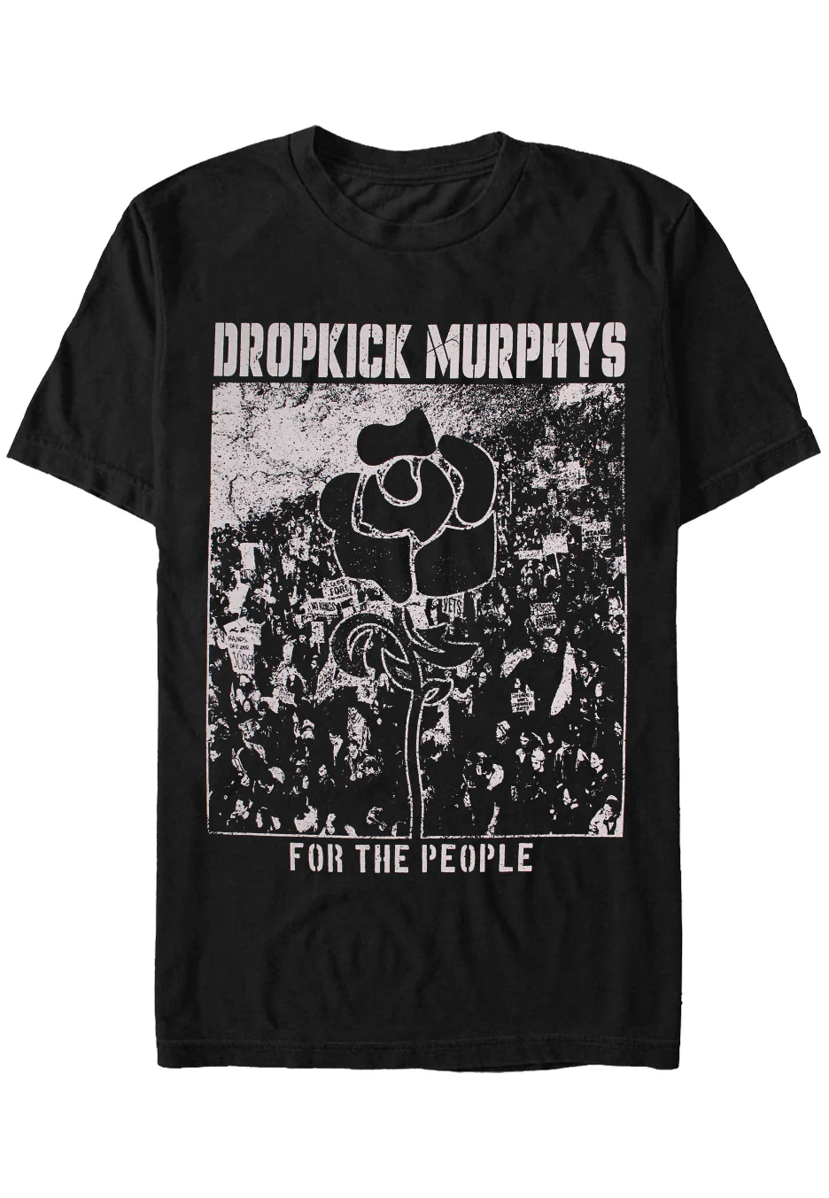 Size:l Rockinstone Dropkick Murphys - For The People - T-shirt Unisex Adults