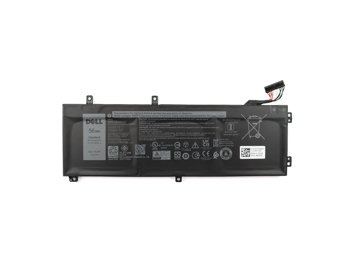 Pacote de bateria principal 15,2v 4250mah Dell