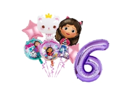 Decoração Para Festa De Aniversário De Gatos Da Casa de Bonecas Gabby, Talheres Descartáveis, Guardanapos, Toalhas De Mesa, Copos, Balões, Acessórios Para C
