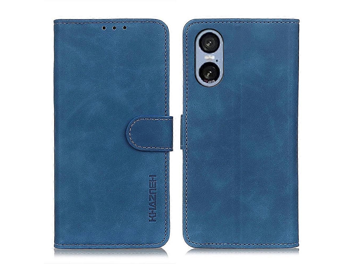 Capa De Couro Com Flip Horizontal E Textura Retrô Khazneh Para Sony Xperia 5 Vi