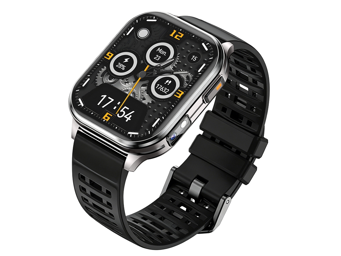 Smartwatch P60 Com Câmera Bluetooth Chamadas Música E Exercícios Preto