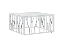 Coffee Table, Coffee Tables Vidaxl Prateado Aço Inoxidável (n/a)