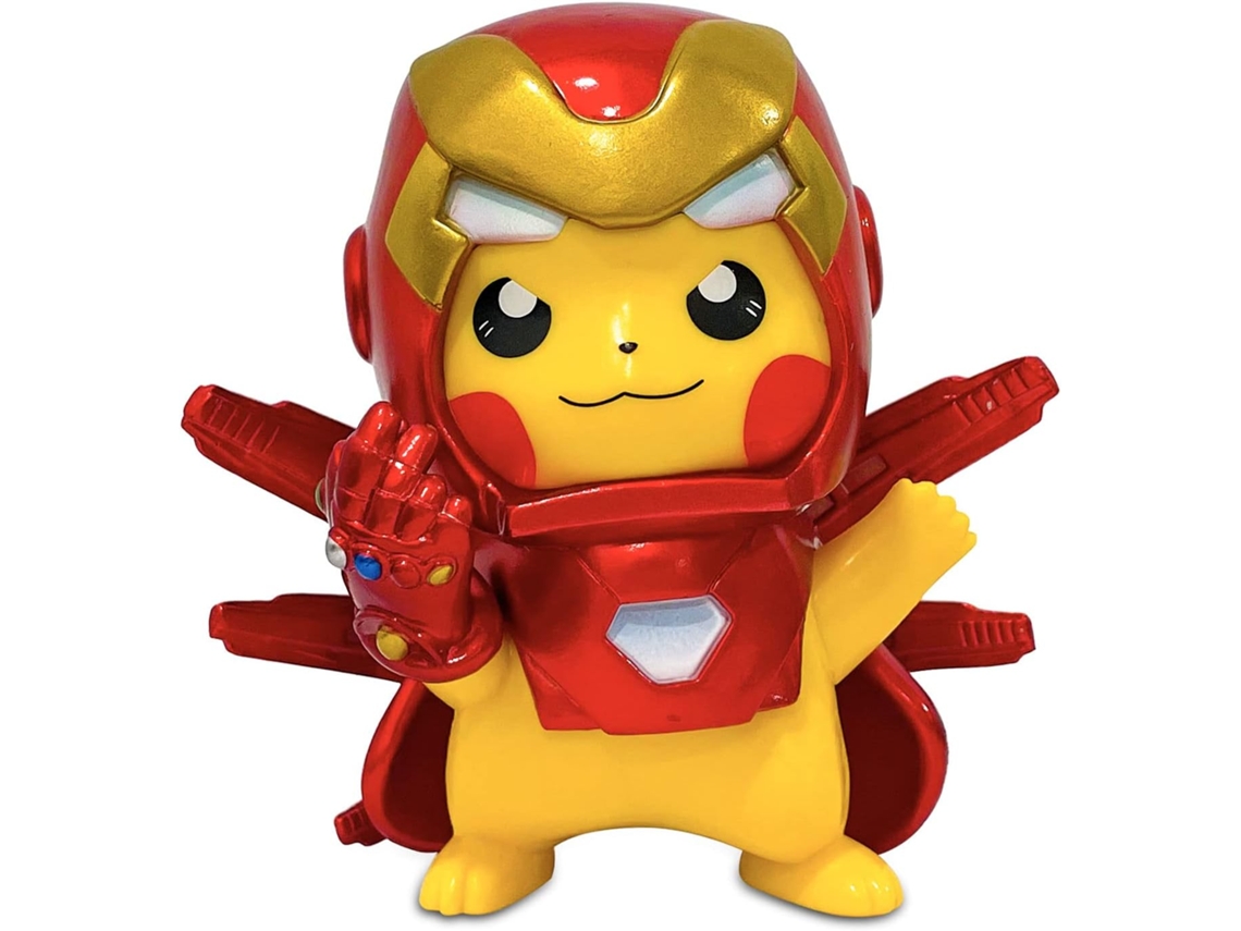 Homem de Ferro Mk5 Gk Pika-Chu Marvel Heroes Homem de Ferro Thanos Luvas Figura Decoração Figura de Ação Pika Super-Herói para Crianças JEDBESETZT