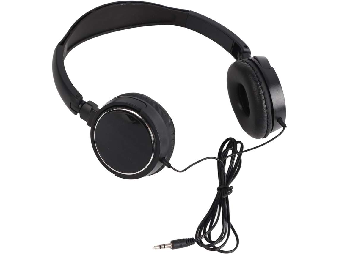 Fone De Ouvido Dobrável Com Fio, Conector De 3, 5mm, Estéreo Compacto Hifi, Com Arco De Cabeça Ajustável, Portátil Para