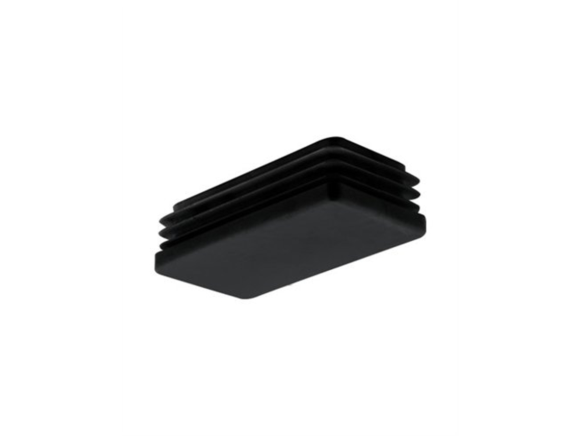 Tampa Interna Retangular Preta 60x40mm 15 Unidades Gibalto