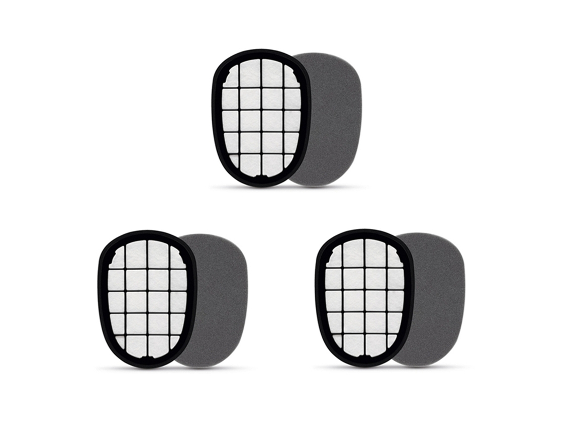 3 peças de filtro de vácuo para fc6812 fc6813 fc6822 fc6823 fc6826 fc6901 fc6902 fc6903 fc6904 acessório