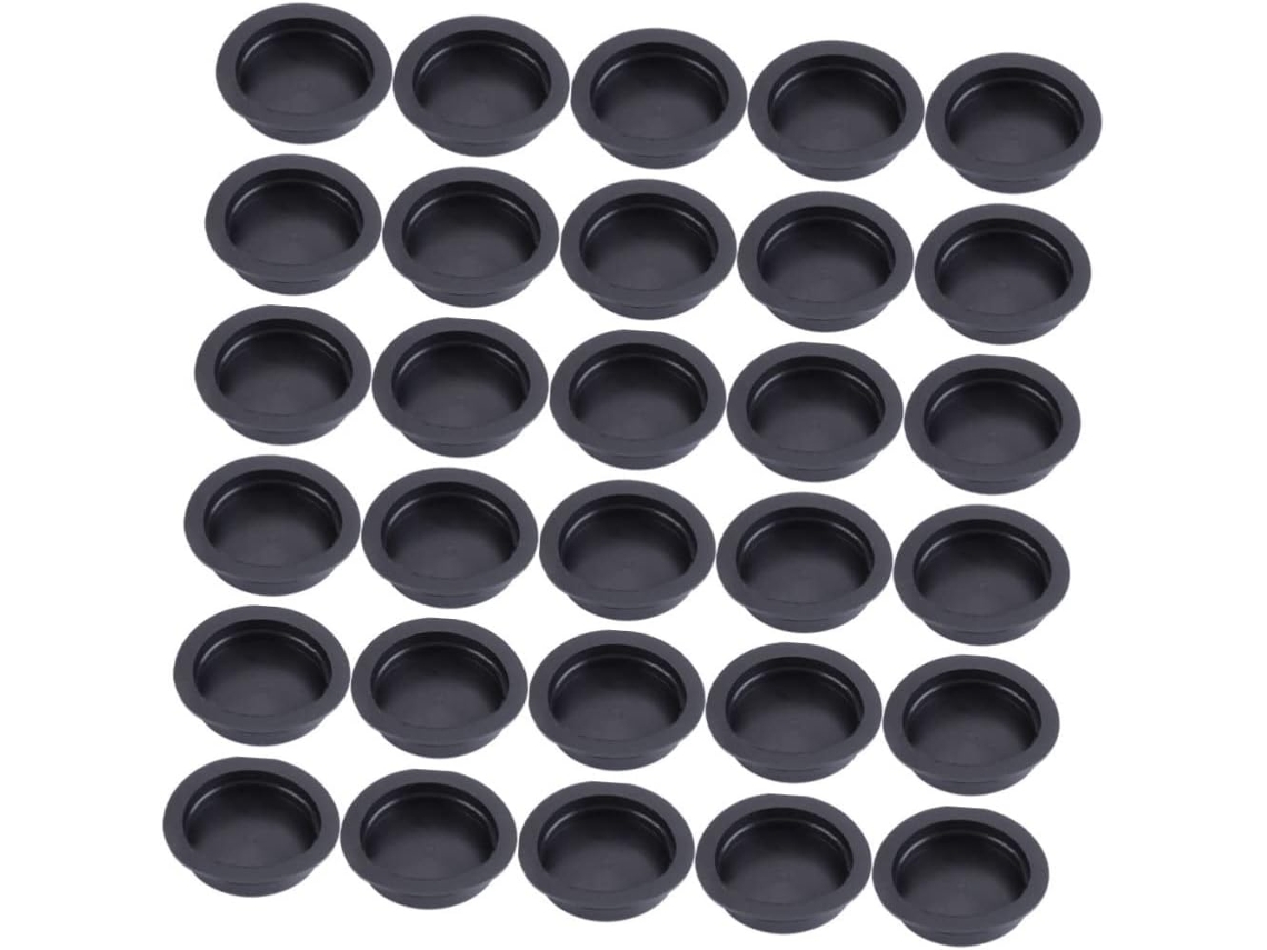 Conjunto De 100 Tampões Borracha Para Cofres, Moedas E Estatuetas Tampão De Fundo Camada Única Para Cofrinhos Outros
