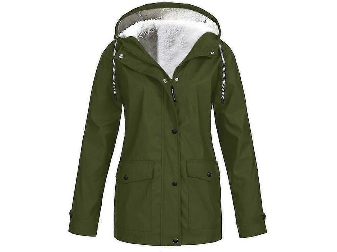 2026 chaqueta para Mulher Inverno Outono Polar Impermeável Transpiravel Antivento com Capuz Tela Revestida Brilho