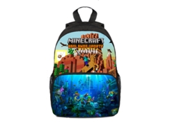 Mochila Infantil, 3d, Desenho Animado, Pixel, Aulas