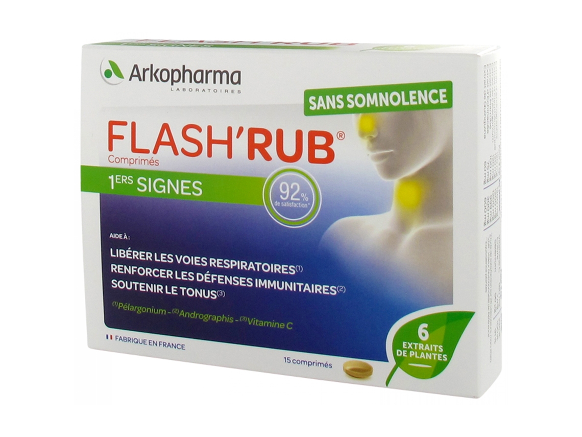 Flash'Rub 15 comprimidos ARKOPHARMA