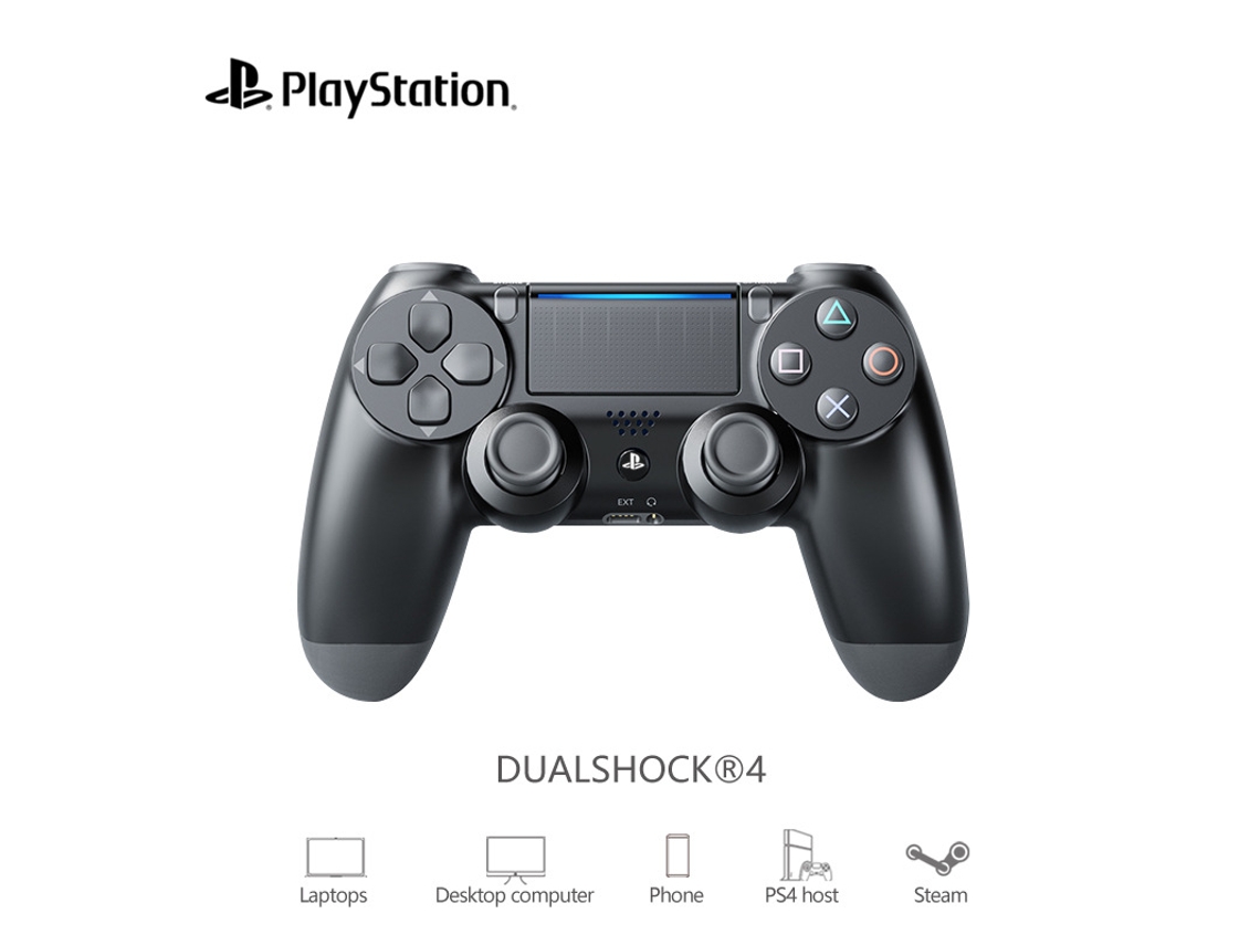 Peça Para Ps4, Controlador De Vibração Sem Fio Bluetooth, Preto