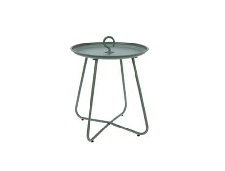 Mesa Auxiliar Redonda 46 Cm Verde Excellent
