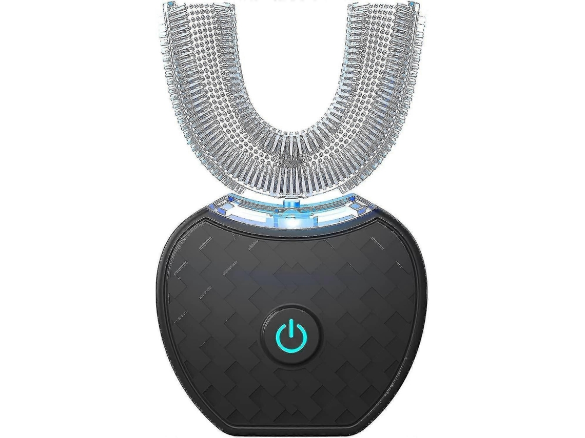 Adultos de Escova Dentes Elétricas Escovas Ultrassônicas em Forma U Limpeza Bucal 360 Carregament o Sem Fio Luz Led (pre GOKOCO