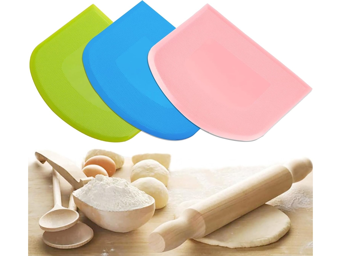 Pacote de 3 Cartões de Massa de Silicone, Verde, Rosa, Azul ZYBLSSBB
