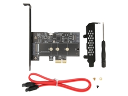 Adaptador de tarjeta de expansão pcie a sata3.0 e m.2 ngff de 6 Gbps asm1061, compatível com windows e linux | S/MARCA