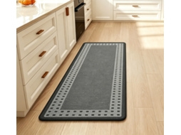Tapete de Cozinha Antiderrapante e Absorvente, Tapete para Corredor Interno DIGITALLAB (cinza, 50x160cm)