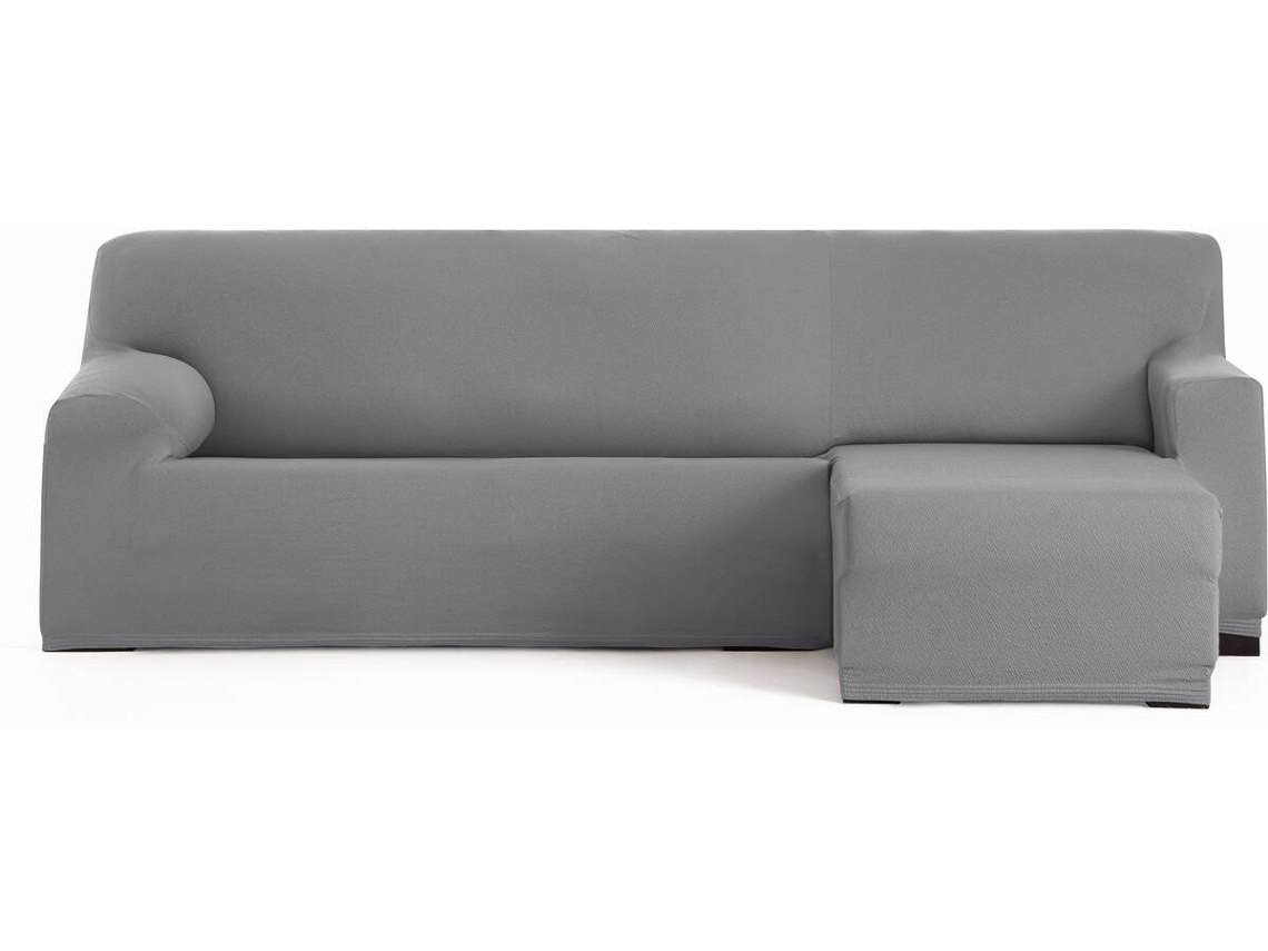 Capa de Chaise Longue Direita para Braço Curto EYSA Premium Bronx Tecido Multielástico (250-310 cm - Poliéster - Gris)