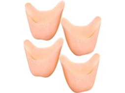 Protetores De Dedos Silicone Rosa Beavorty Para Mulheres, Proteção E Resistência A Danos, Adequados Para Sapatilhas De