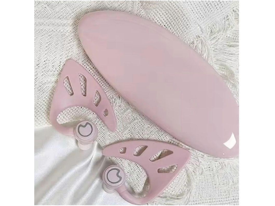 Fones de ouvido sem fio Elf, intra auriculares, com estojo de carregamento cor powder