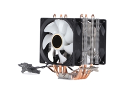 Ventoinha De Cpu Com 4 Tubos 90mm 3 Pinos Rgb Para Computador De Mesa Intel Amd