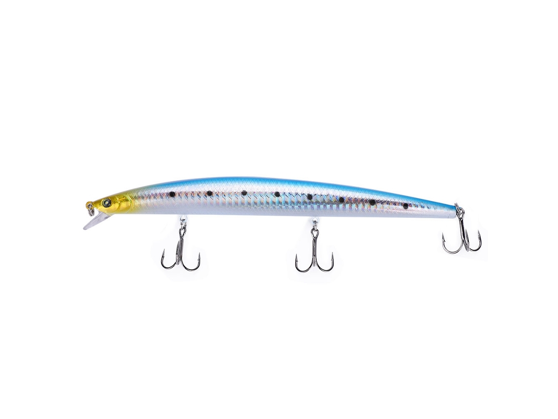 Metal Minnow Lure, Lifelike Bait, Exploding Hook Design