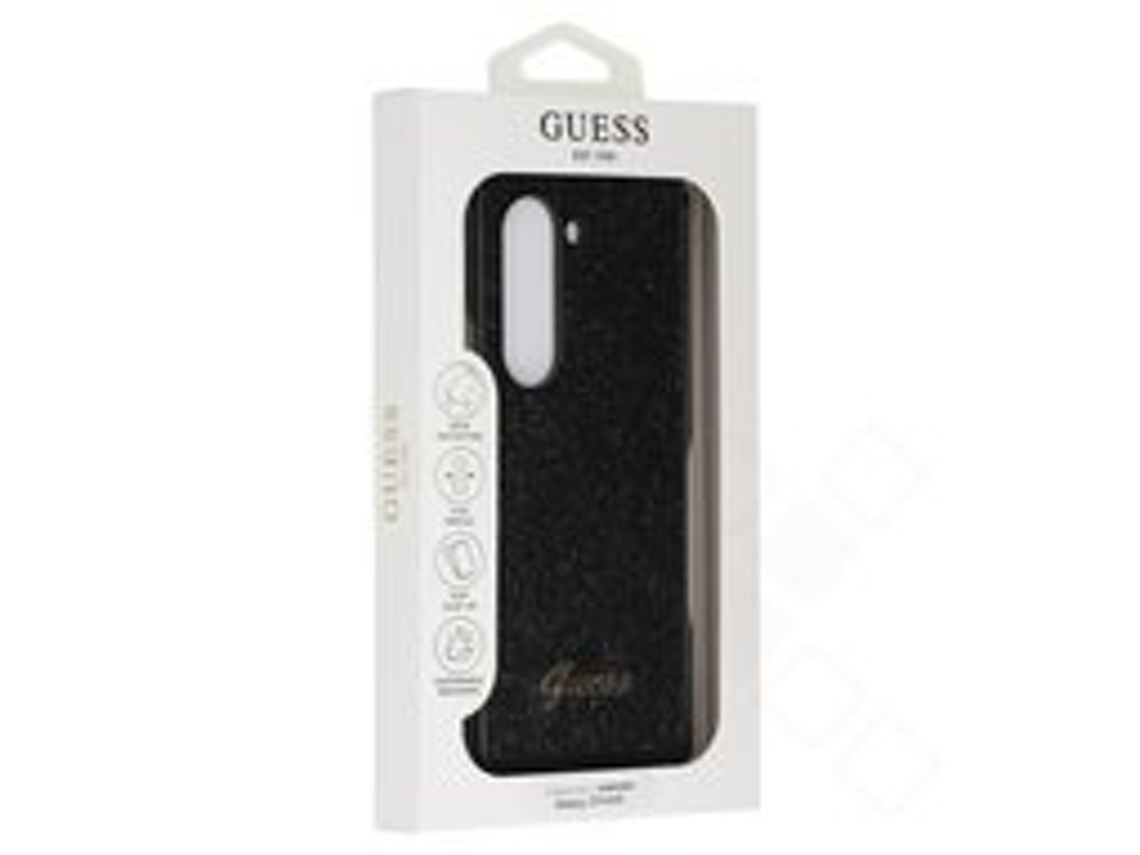 Capa Flakes Para Samsung Galaxy Z Fold 6 Guess Acrílico Preto