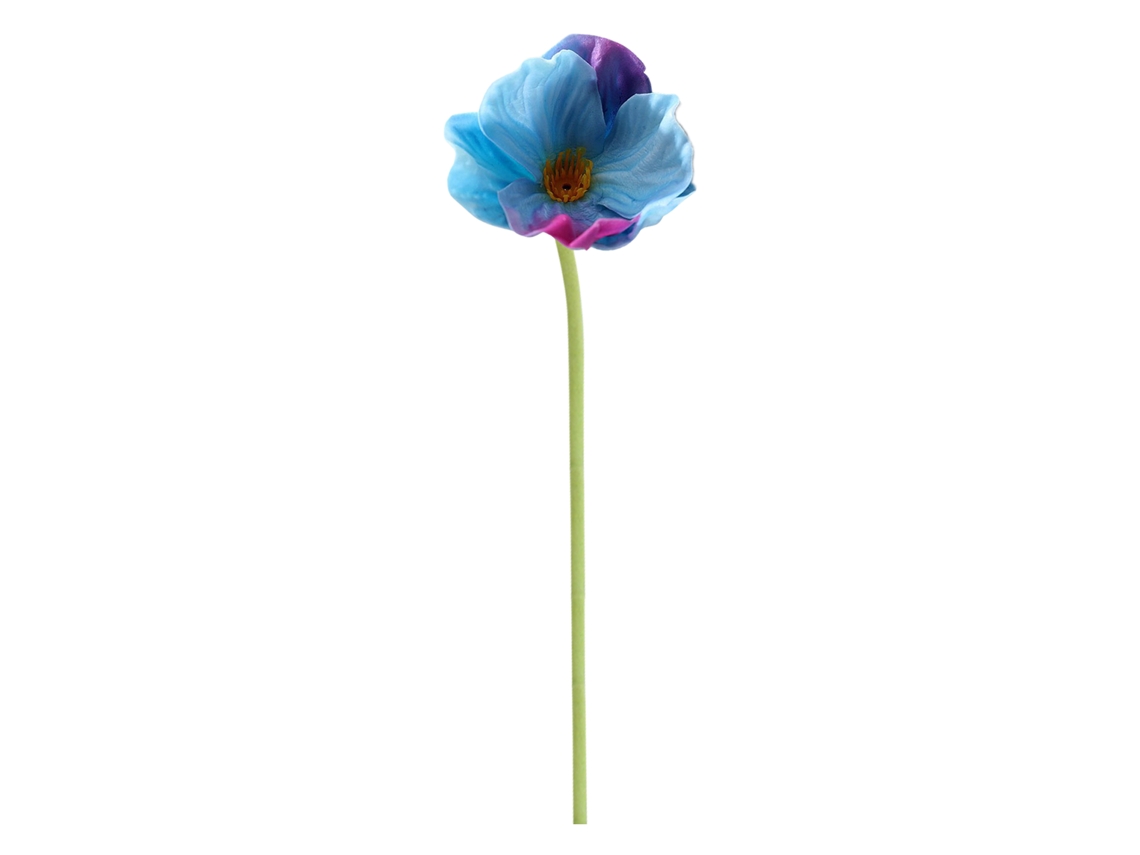 Mini Poppy Azul em PU com haste de ferro LAXISCREED