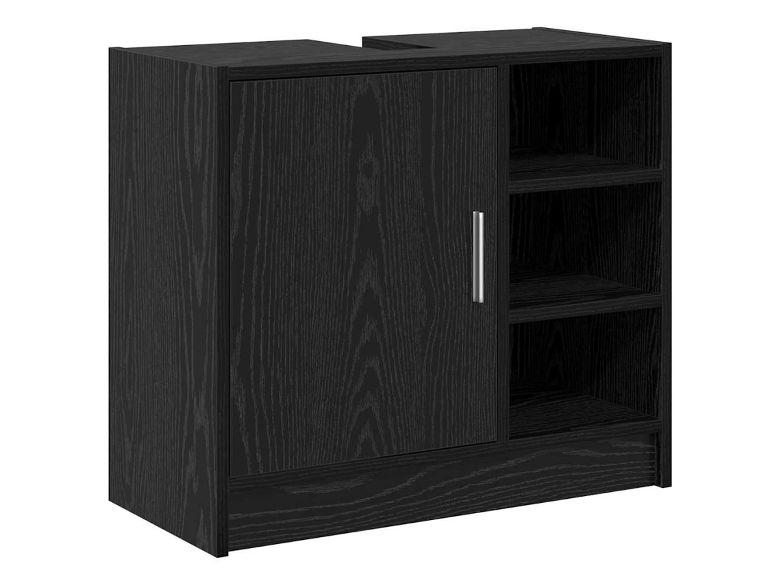 Armário de Banheiro com Porta Carvalho Preto e MAISON EXCLUSIVE (63x29x55 cm)