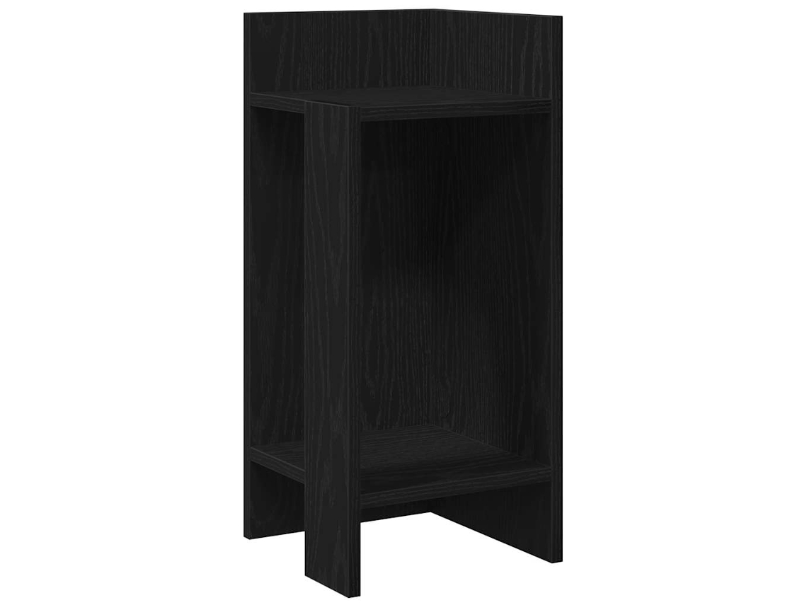 Side Table, Side Tables Vidaxl Preto Madeira Processada (n/a)