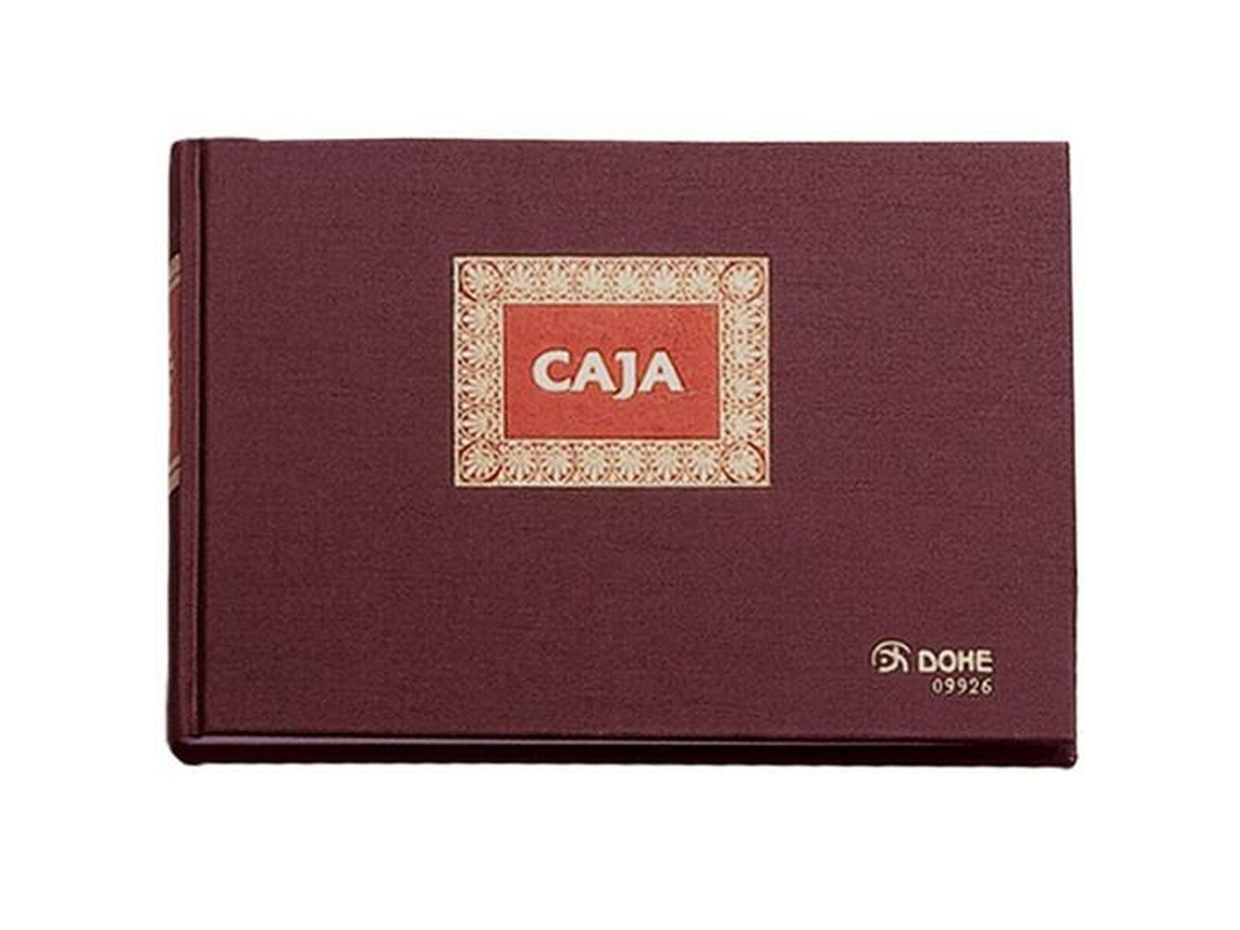 Livro de Contas Dohe 09926 Castanho-Avermelhado 100 Folhas Quarto
