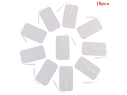 Lurelia Eletrodos Autoadesivos Tens 10/20 Peças 4x6cm Conector 3,5 Mm Reutilizáveis Silicone Rotina Wellness