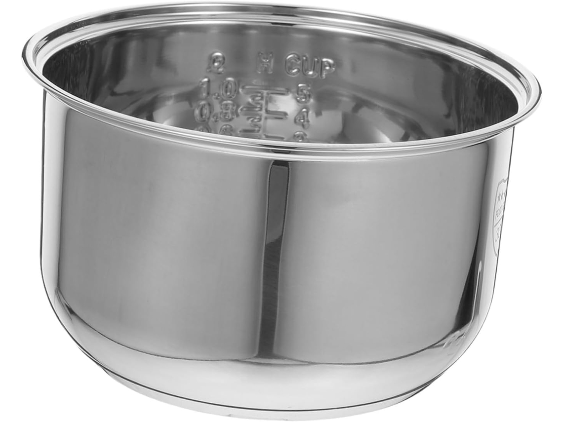 Panela Interna de Aço Inoxidável para Arroz, 2l, Substituta Eletrodomésticos, Ideal Cozinhar a CHABERLU