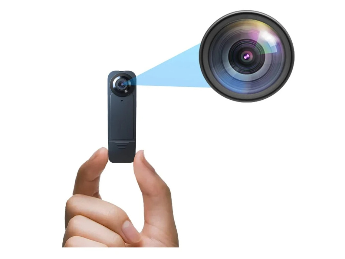 Minicâmera oculta A18 1080P, pequena câmera de segurança com detecção de movimento e visão noturna, preta Bestvite