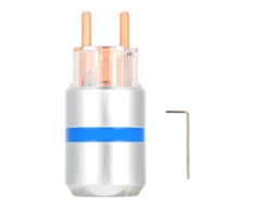 Aetheria plug de Alimentação Monosaudio Cobre Puro para Equipamentos Audiovisuais Profissionais Hifi