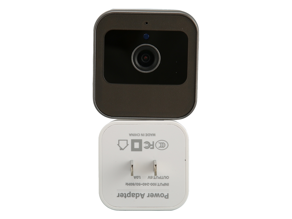 Câmera Wifi Mini 1080p Hd Rotativa Us Plug