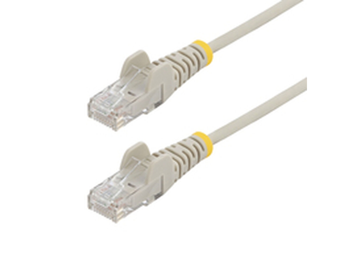 Capa de rede rígida Utp Categoria 6 Startech N6pat25cmgrs (cinzento - 25 cm)