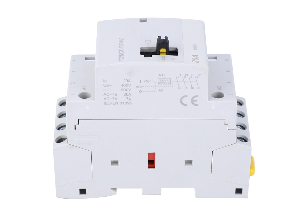 Contator Ca 20a 4no 230v Com Chave Manual