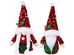 2026 linjous Navideños 2 Piezas com Lentejuelas Decoração de Natal Bonecos de Pelúcia