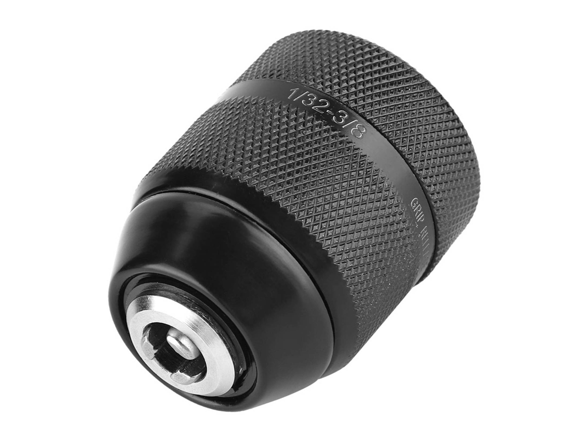 Laxiscreed Gatilho De Metal Sem Chaves Para Brocas 3/8" – Ideal Para Furadeiras Manuais