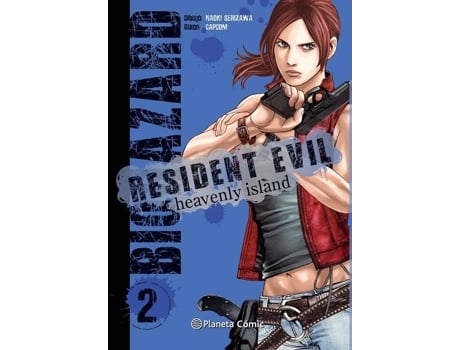 Livro Resident Evil Heavenly Island 2 de Naoki Serizawa (Espanhol)