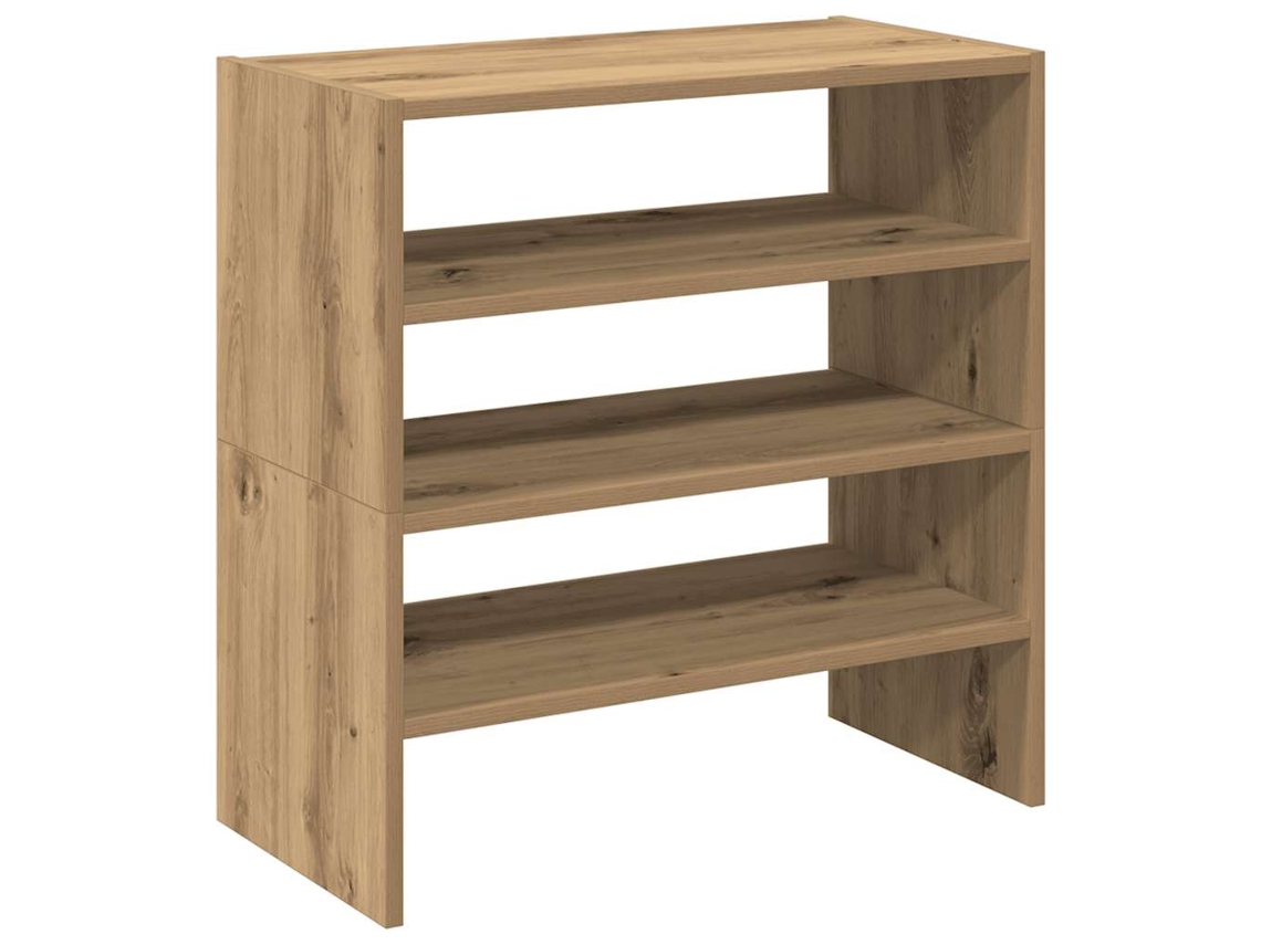 Shoe Rack, Shoe Racks Vidaxl Marrom Madeira Processada (n/a)