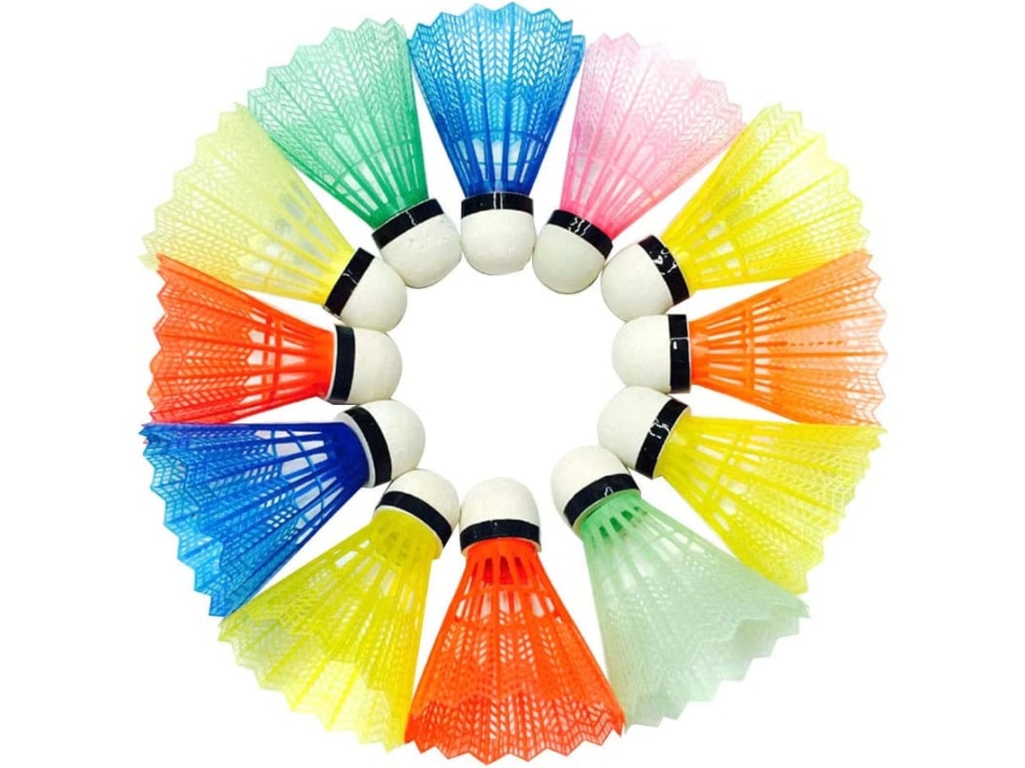 Bolas De Badminton De Nylon Para Esportes Indoor E Outdoor (pacote De 12)
