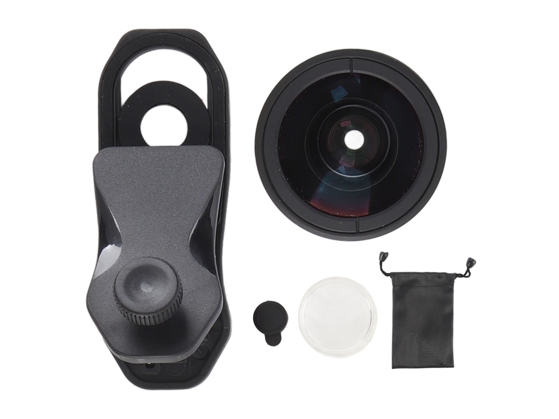 Lente Grande Angular para Celular 170 Graus Ultra Grande Angular HD com Clip para Câmera da Maioria dos Smartphones LAXISCREED