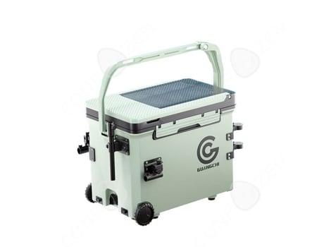 Caixa de equipamentos de pesca 46x29x36 cm ultraleve multifuncional mesa caixa de pesca grande capacidade caixa de armazenamento confozen