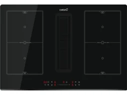 Placa de Indução com Exaustor CATA IAS 7024 (Elétrica - 77 cm - Preto)