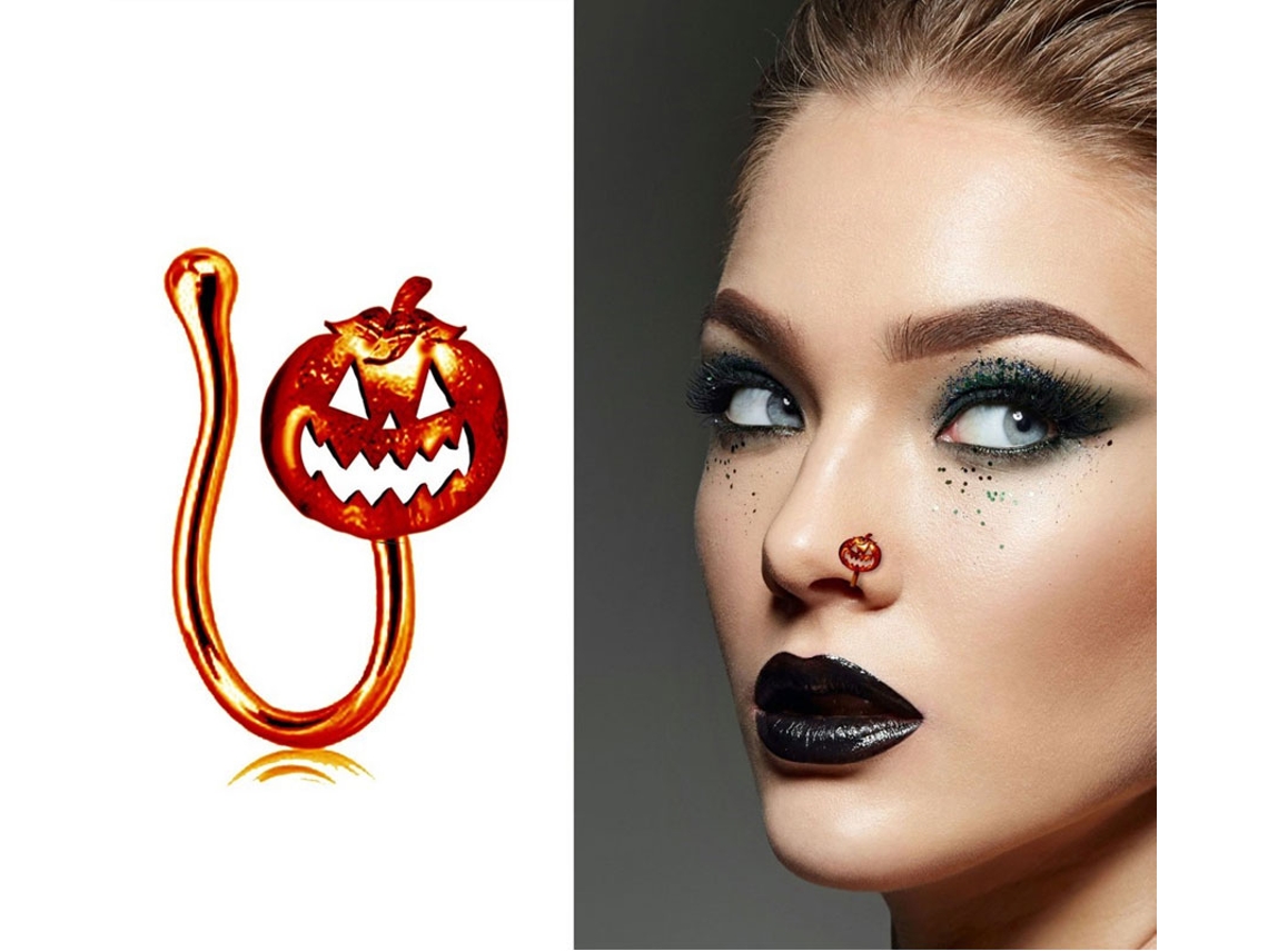 Piercing adulto de abóbora escura