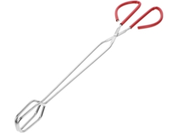 Pinça Longa Para Churrasco Artibetter Em Aço Inox, Com Clipe Anti Escaldante Para Cozinhar E Grelhar, Cabo