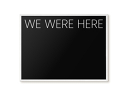 Magnetic Board We Were Here For The Living Room Espelharte (80x60 Cm)