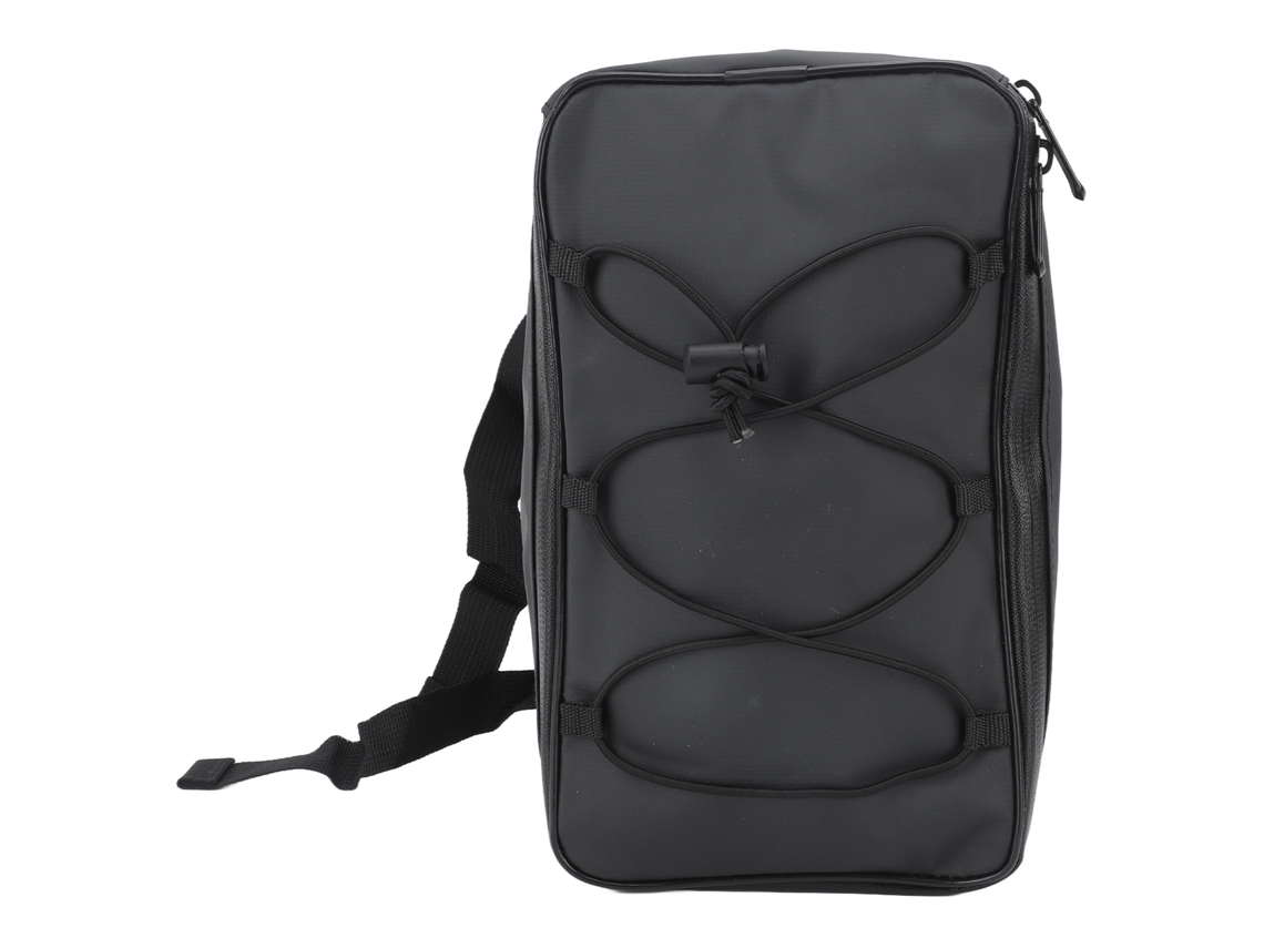Saco de Banco Mali, preto, 8l, resistente à água, couro PU, multifuncional, grande capacidade