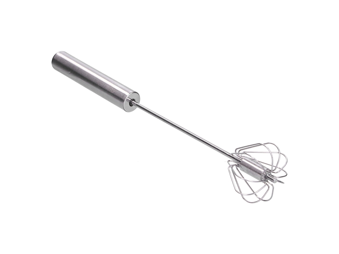Batedor De Ovos Aço Inoxidável, 35cm, Misturador Manual Semiautomático, Ferramenta Cozinha Doméstica